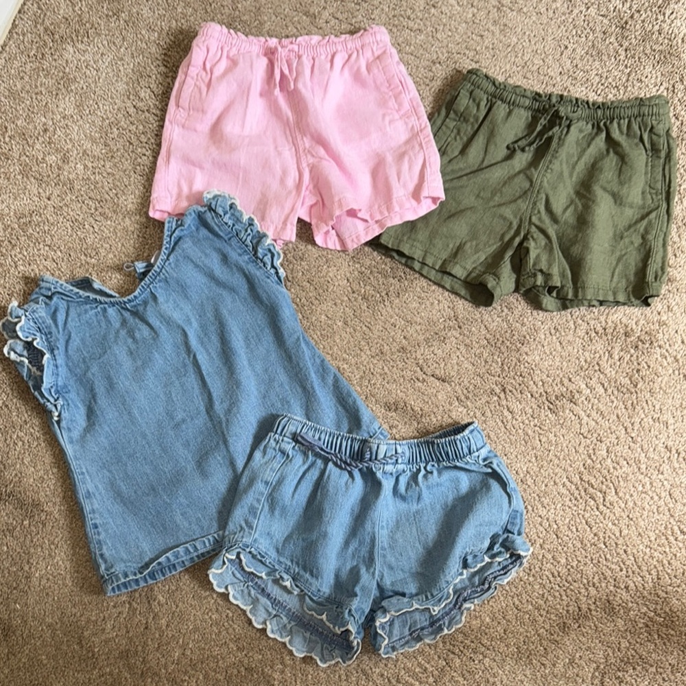 Old Navy Pink and Green Shorts Comfortable and Stylish